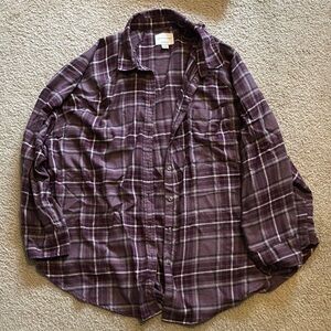 American Eagle oversized fit flannel